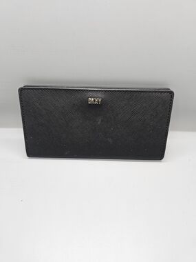 DKNY Black Saffiano Leather Wallet